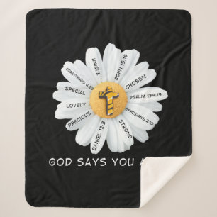 Manta Sherpa Jesús Amor  Dios Diga Que Eres...