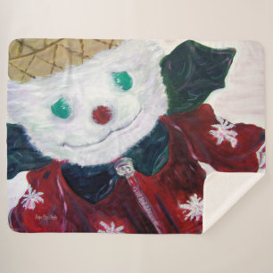 Manta Sherpa Jingle Bear