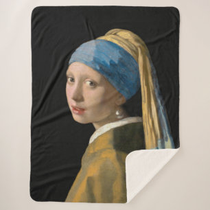 Manta Sherpa Johannes Vermeer, Chica de Pearl Earring