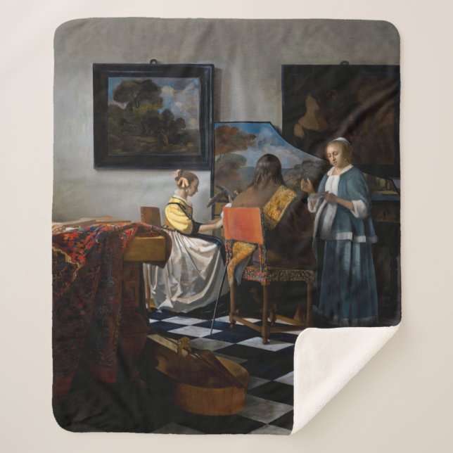 Manta Sherpa Johannes Vermeer - El concierto (Anverso)