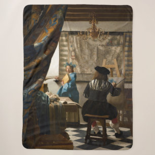 Manta Sherpa Johannes Vermeer - La historia de la pintura