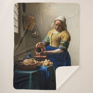 Manta Sherpa Johannes Vermeer - La Milkmaid