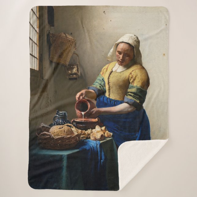 Manta Sherpa Johannes Vermeer - La Milkmaid (Anverso)
