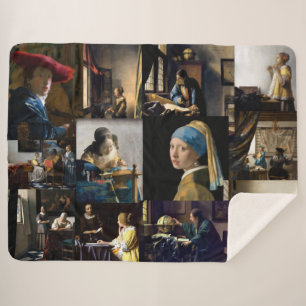 Manta Sherpa Johannes Vermeer - Masterpieces Patchwork