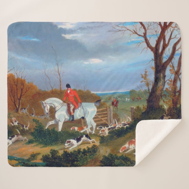 Manta Sherpa John Frederick Herring The Suffolk Hunt 1833 (Anverso (horizontal))