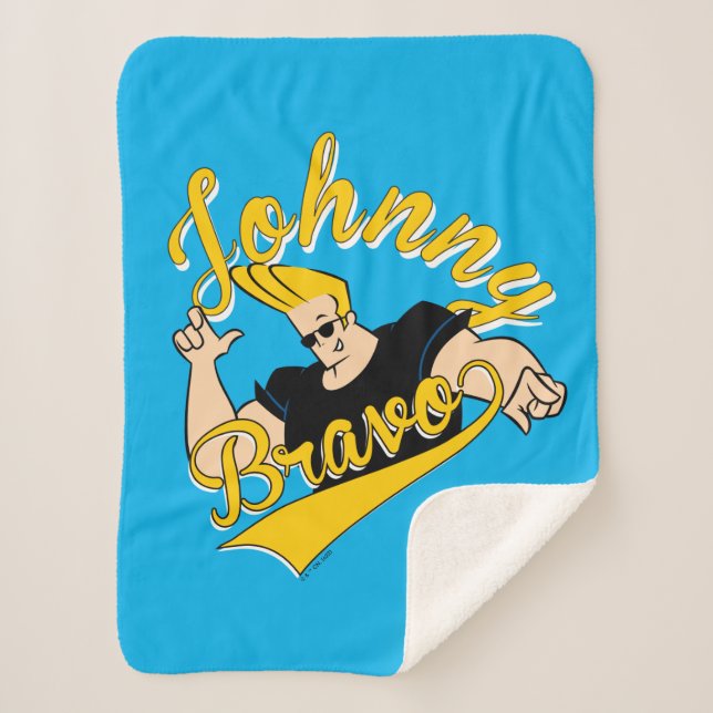 Manta Sherpa Johnny Bravo Athletic Graphic (Anverso)