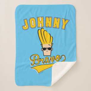 Manta Sherpa Johnny Bravo Collegiate Gráfico