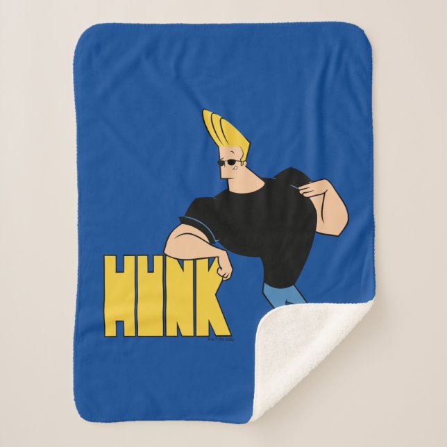Manta Sherpa Johnny Bravo - Hunk (Anverso)
