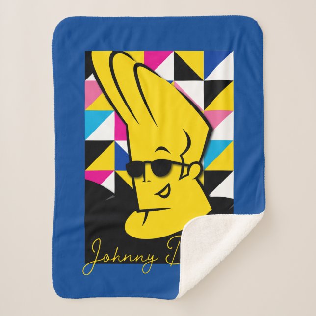 Manta Sherpa Johnny Bravo Pop Art Graphic (Anverso)