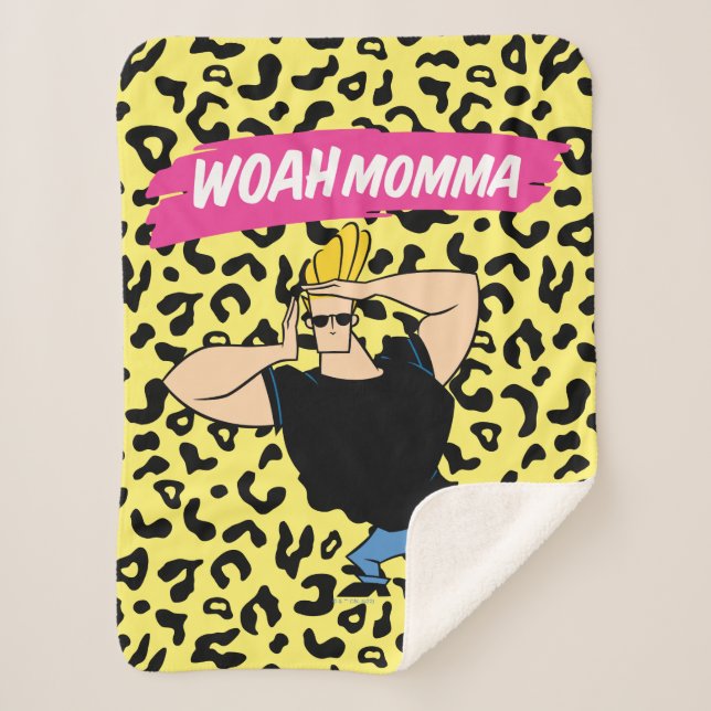 Manta Sherpa Johnny Bravo - Woah Momma (Anverso)