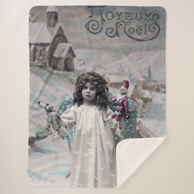 Manta Sherpa Joyeux Noel (Anverso)