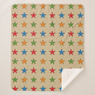 Manta Sherpa Juego de Starfish Personalizado de color