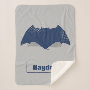 Manta Sherpa Justice League Brush & Halftone Batman Symbol