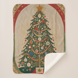 Manta Sherpa Kaleidoscopio festivo