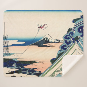 Manta Sherpa Katsushika Hokusai - Templo Asakusa Honganji, Edo