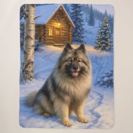 Manta Sherpa Keeshond Fiesta