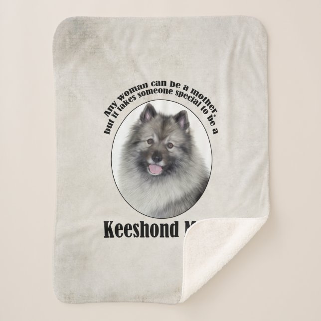 Manta Sherpa Keeshond Mom (Anverso)