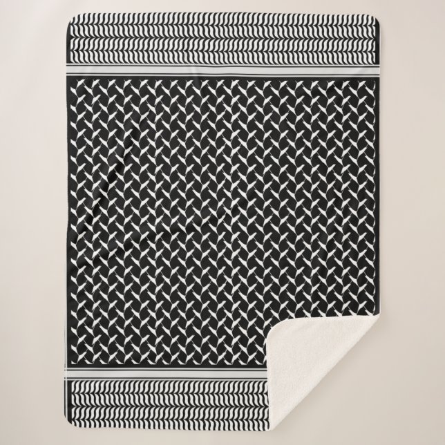 Manta Sherpa Keffiyeh palestino (Anverso)
