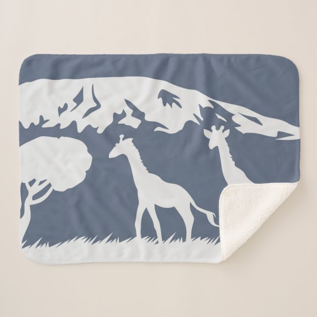 Manta Sherpa Kilimanjaro (Azul) (Anverso (horizontal))