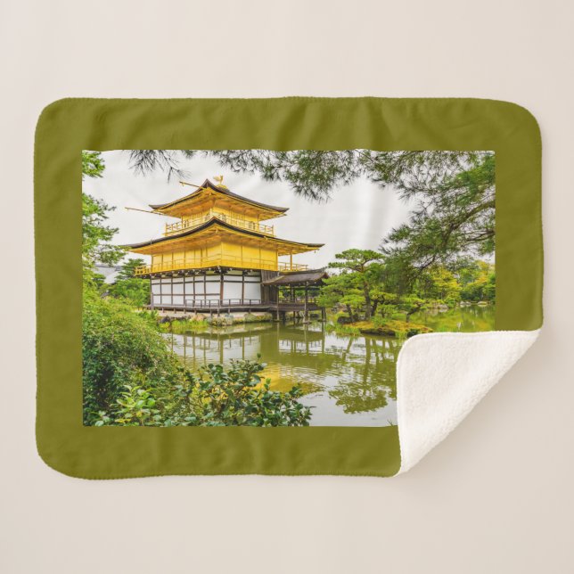 Manta Sherpa Kinkaku-ji, el pabellón dorado, Kioto (Anverso (horizontal))