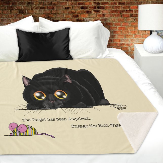 Manta Sherpa Kitty Butt-Wiggle (Subido por el creador)