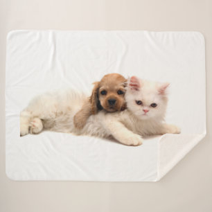 Manta Sherpa Kitty Love