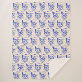 Manta Sherpa Kitty Sherpa Blanket