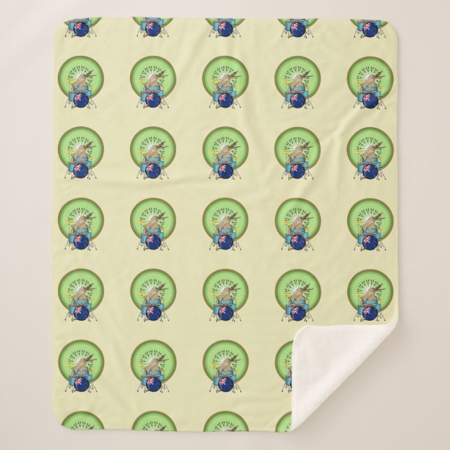 Manta Sherpa Kiwi Bird Drummer (Anverso)