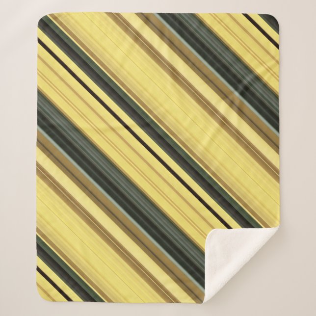 Manta Sherpa La banda verde y amarilla africana (Anverso)