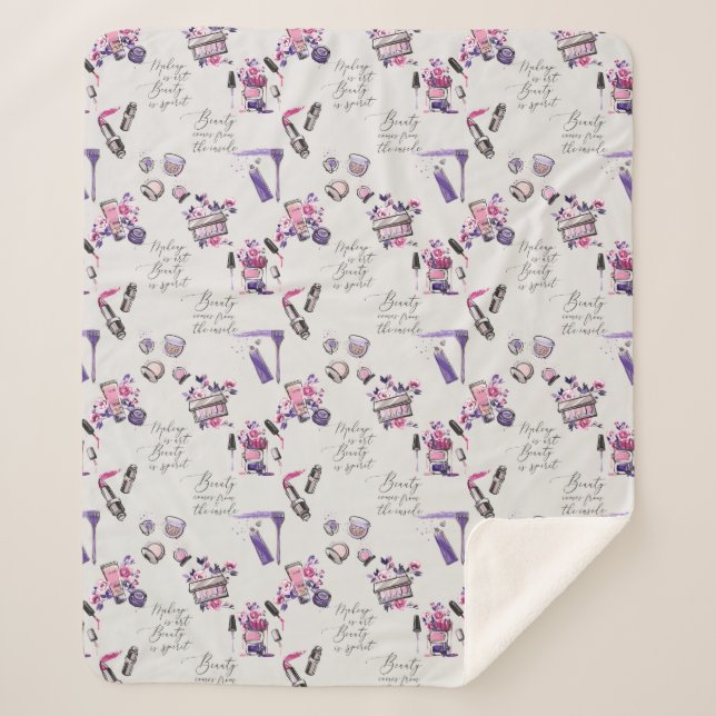 Manta Sherpa La belleza viene del modelo interior (Anverso)