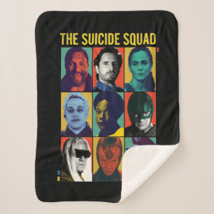 Manta Sherpa La brigada suicida Retro Grid Con Amanda Waller