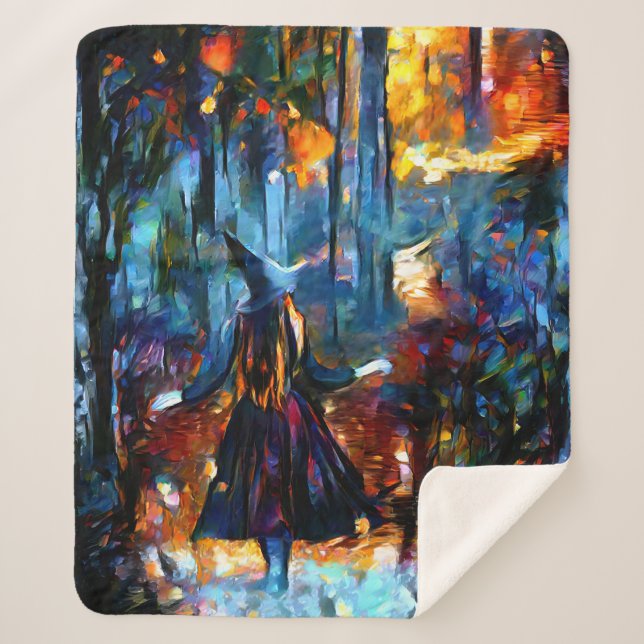 Manta Sherpa La bruja (Anverso)