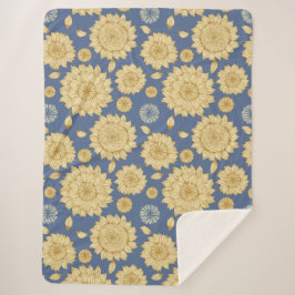 Manta Sherpa La calma del sol II en Country Blue