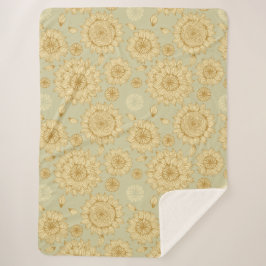 Manta Sherpa La calma del sol II en el olivo ligero