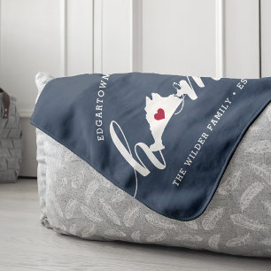 Manta Sherpa La ciudad natal de Martha, personalizada