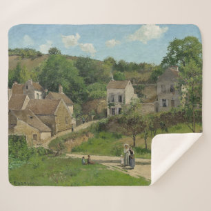 Manta Sherpa La ermita de Pontoise Camille Pissarro