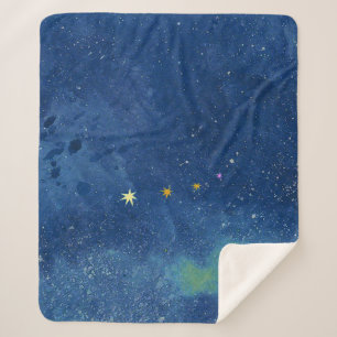 Manta Sherpa La frazada de faja de cielo estrellado