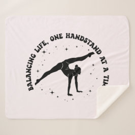 Manta Sherpa La gimnasia en casa para una vida equilibrada