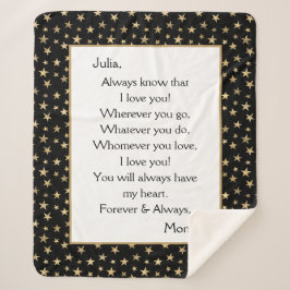 Manta Sherpa La hija te ama