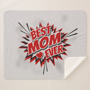 Manta Sherpa La mejor mamá de todos los tiempos