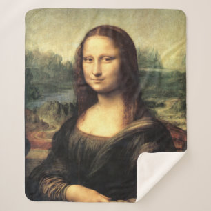 Manta Sherpa La Mona Lisa Leonardo da Vinci