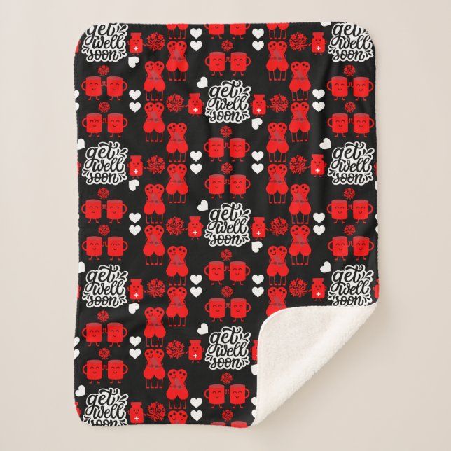 Manta Sherpa La recuperación de la salud se recuperará pronto (Anverso)