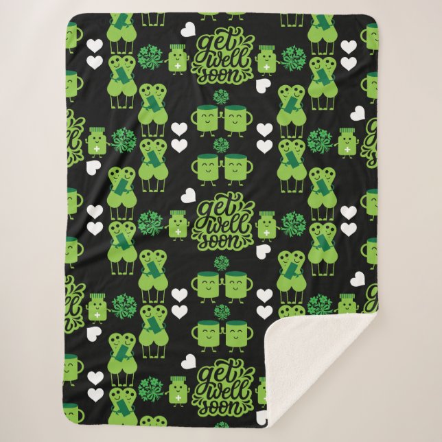 Manta Sherpa La recuperación de la salud se recuperará pronto (Anverso)