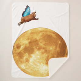 Manta Sherpa La Vaca Voló Sobre La Masa Sherpa