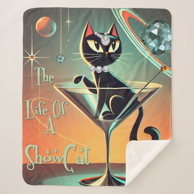 Manta Sherpa La Vida De Un Gato De Chispa (Anverso)