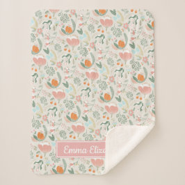 Manta Sherpa La vida es bella | Bebé personalizado