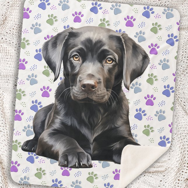 Manta Sherpa Labrador recuperador de pintura de color picante p (Subido por el creador)
