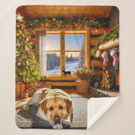 Manta Sherpa Labrador Retriever Holiday