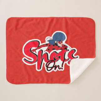 Manta Sherpa Ladybug milagroso | Puntos en