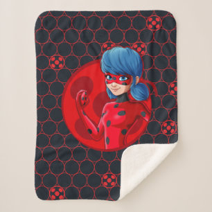 Manta Sherpa Ladybug Red Badge